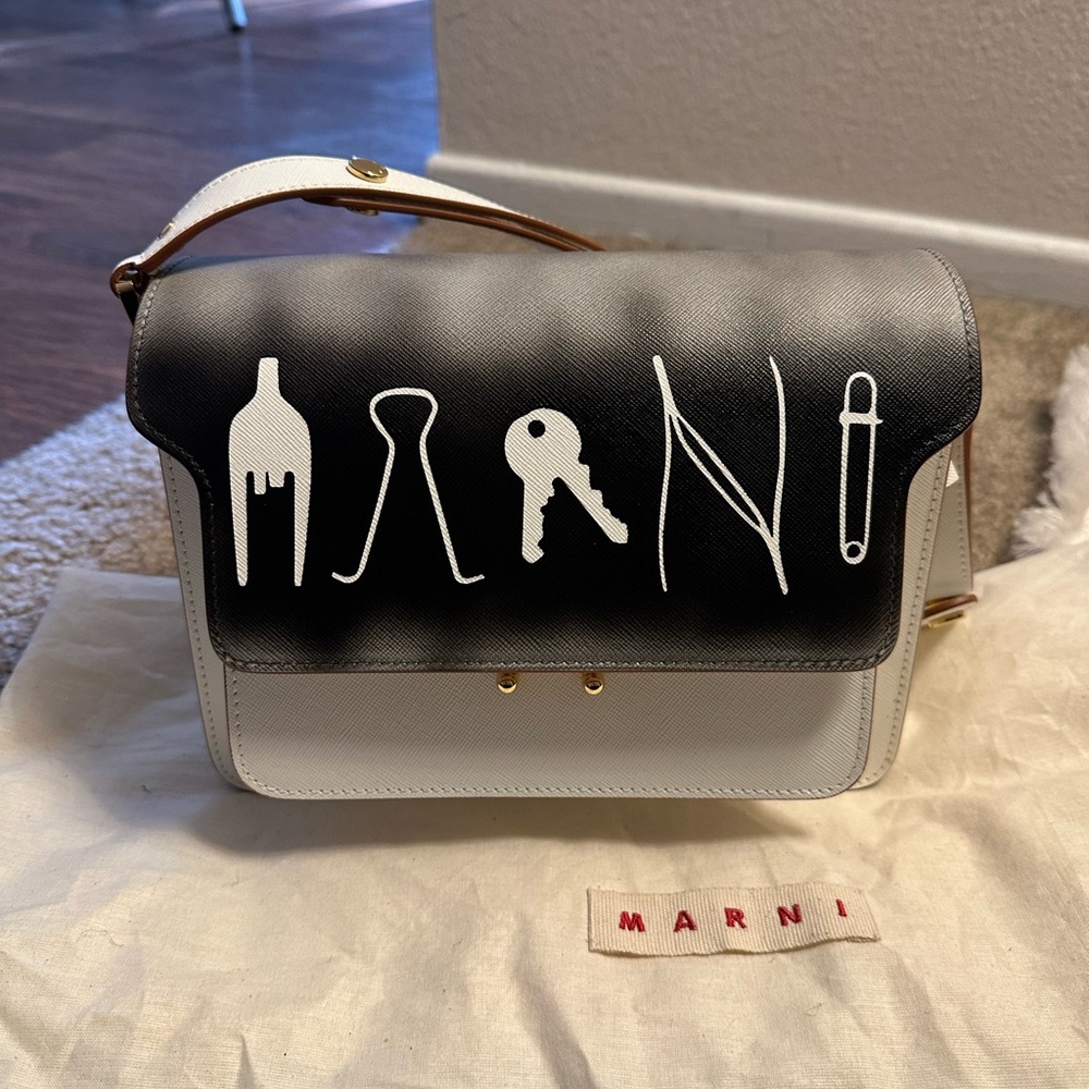 Marni Spray Paint Trunk Bag